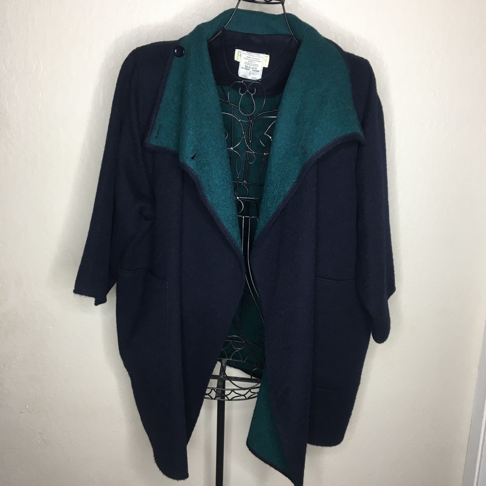 Vintage Jimmy Hourihan oversized wool coat